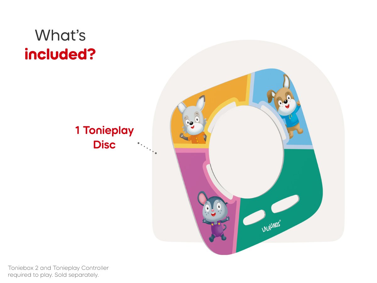 Tonies - Tonieplay Lalalinos: Je dag bij Bumbaloo! Engelse Toniebox 2 Spel