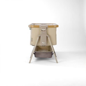 Tutti Bambini Cozee Air 2 Bedside Crib - Toasted Oak / Sand-Cribs-Toasted Oak / Sand- | Natural Baby Shower