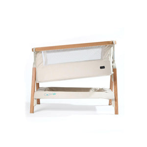 Tutti Bambini CoZee Air Bedside Crib - Scandinavian Walnut/Ecru-Bedside Cribs-Scandinavian Walnut/Ecru-Crib | Natural Baby Shower