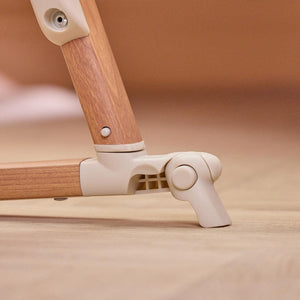 Tutti Bambini CoZee Air Bedside Crib - Scandinavian Walnut/Ecru-Bedside Cribs-Scandinavian Walnut/Ecru-Crib | Natural Baby Shower