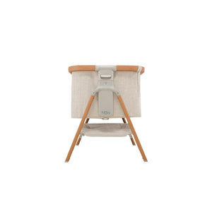 Tutti Bambini CoZee Bedside Crib - Scandinavian Walnut/Ecru-Bedside Cribs-Scandinavian Walnut/Ecru- | Natural Baby Shower