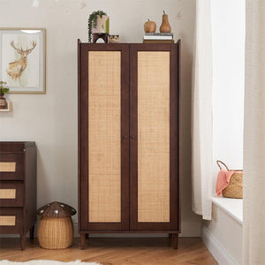 Tutti Bambini Japandi 3 Piece Room Set - Warm Walnut-Nursery Sets-Warm Walnut-No Mattress | Natural Baby Shower