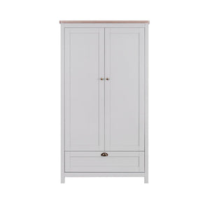 Tutti Bambini Verona 3 Piece Room Set - Dove Grey/Oak-Nursery Sets-Dove Grey/Oak-No Mattress | Natural Baby Shower
