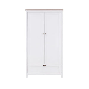 Tutti Bambini Verona 3 Piece Room Set - White/Oak-Nursery Sets-White/Oak-No Mattress | Natural Baby Shower