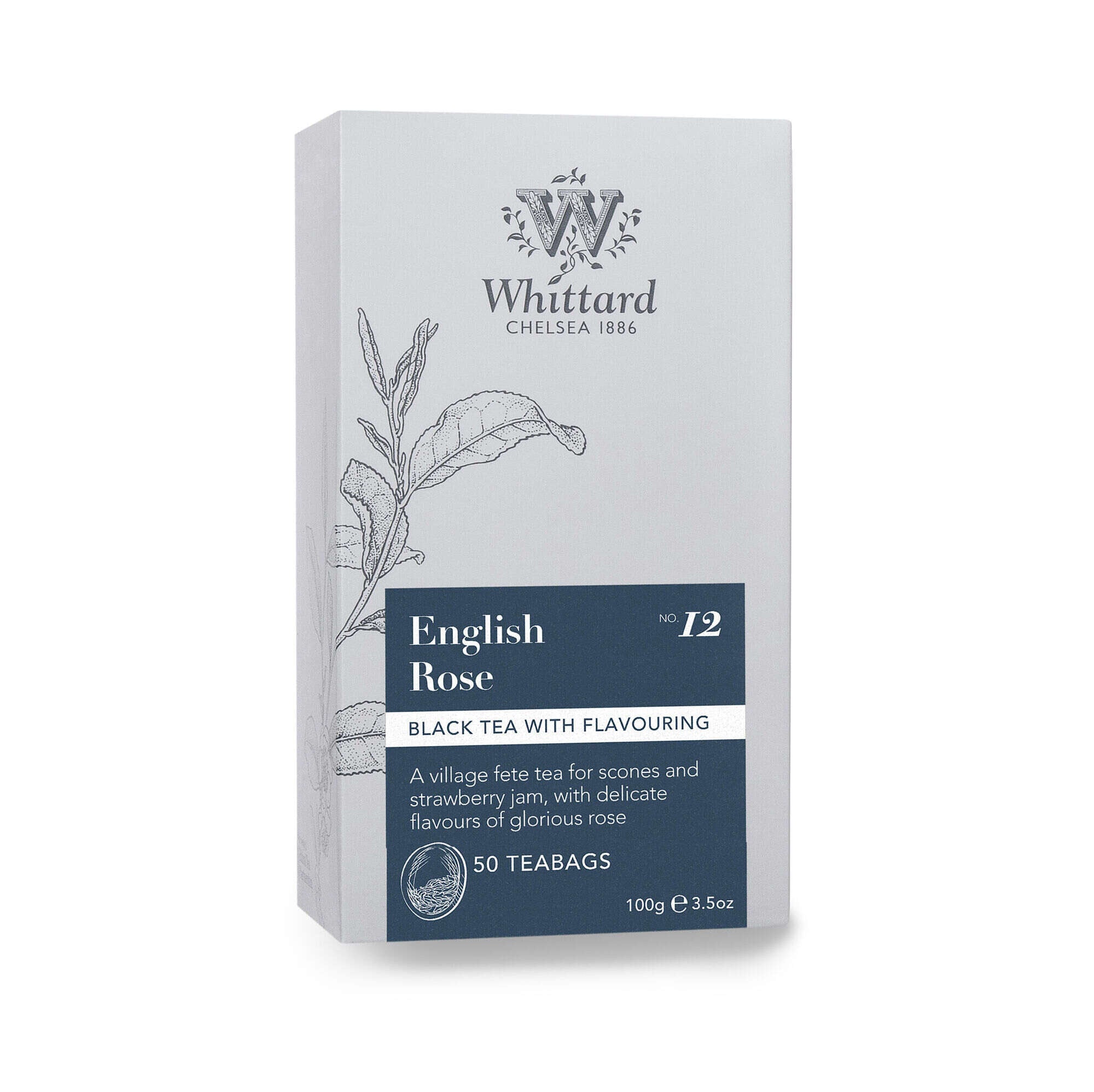 Whittard Chelsea - Английская роза 50, традиционный оригинальный английский чай