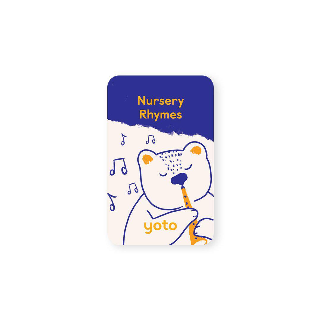 Yoto Card - Nursery Rhymes-Audio Player Cards + Characters- | Natural Baby Shower