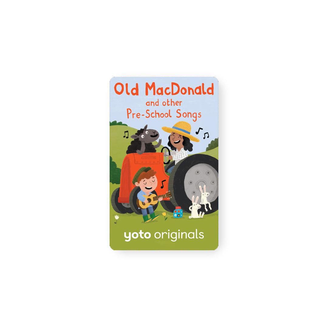 Yoto - Old Macdonald ve Diğer Okul Öncesi Şarkıları İngilizce Sesli Kart