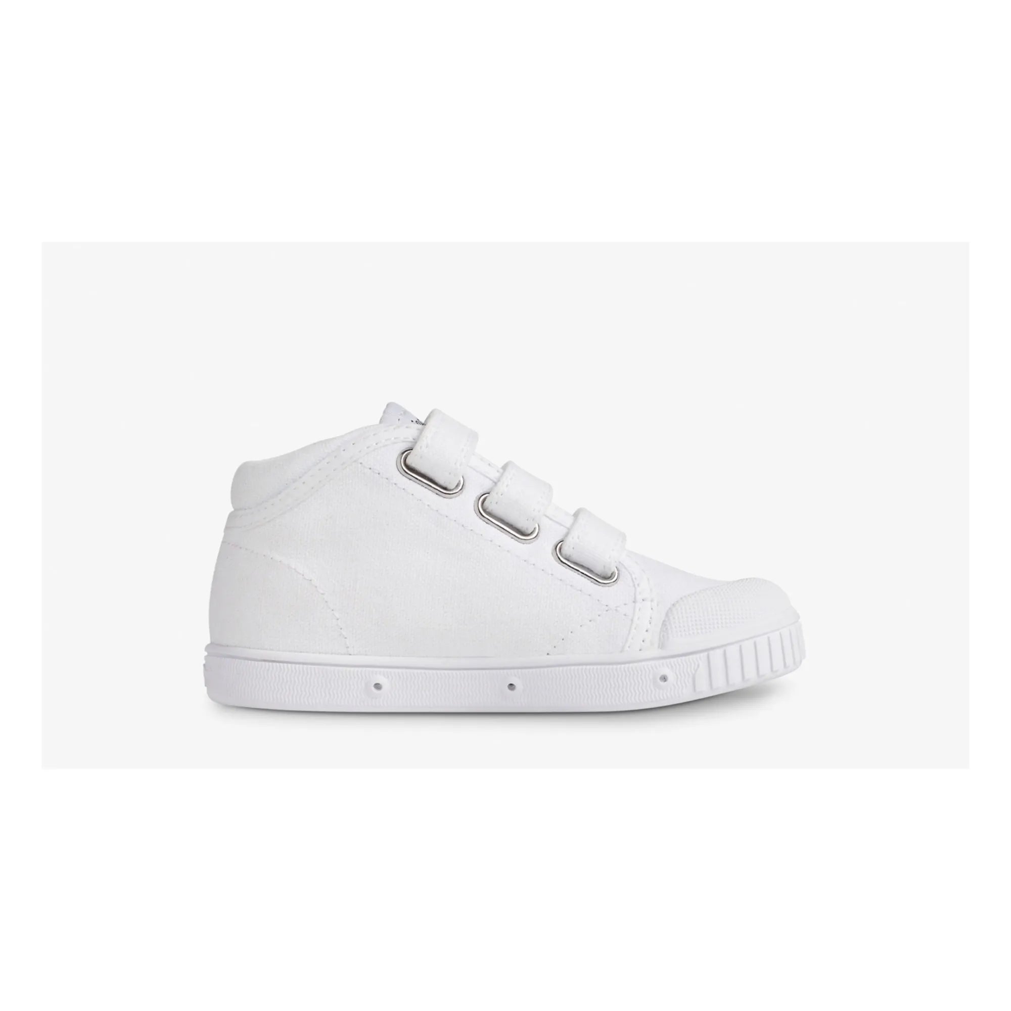 Spring Court - Zip B2 Kanvas Highrise Sneaker | Beyaz