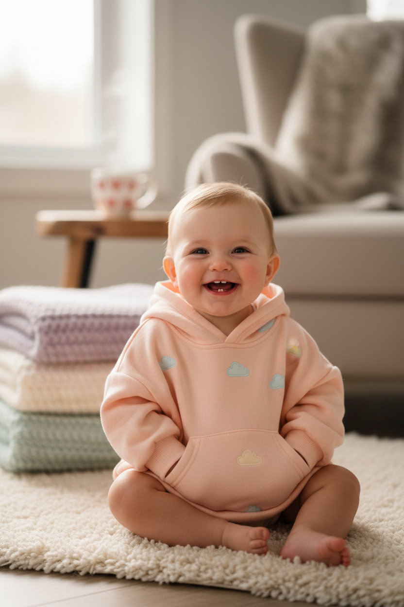 Kız Bebek Sweatshirt ve Hoodie