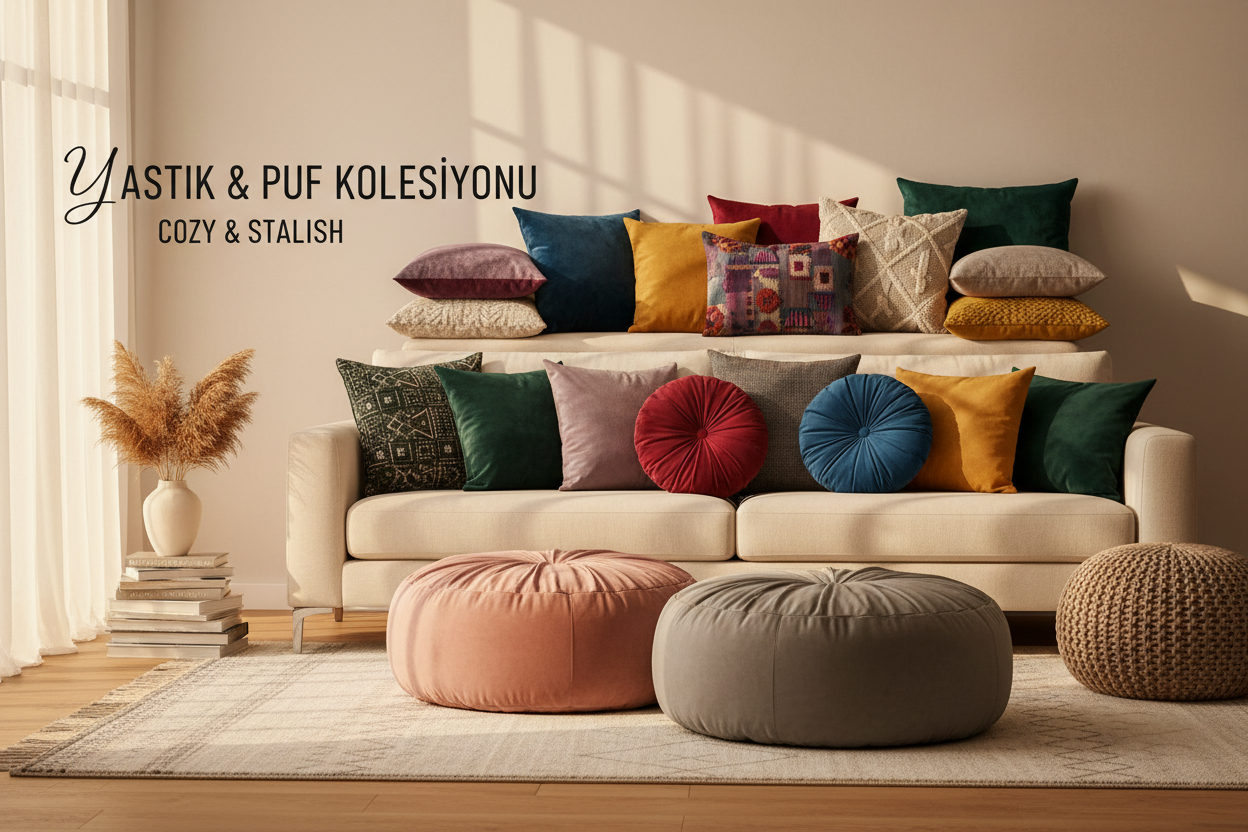 Yastıklar ve Puf Koltuklar