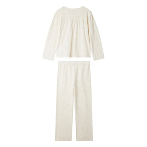 Bonpoint - Jucie Pyjama aus Bio-Baumwolle | Ecru