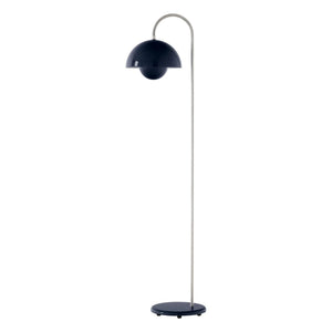 & Tradition - Flowerpot VP12 Yer Lambası, Verner Panton | Koyu Mavi