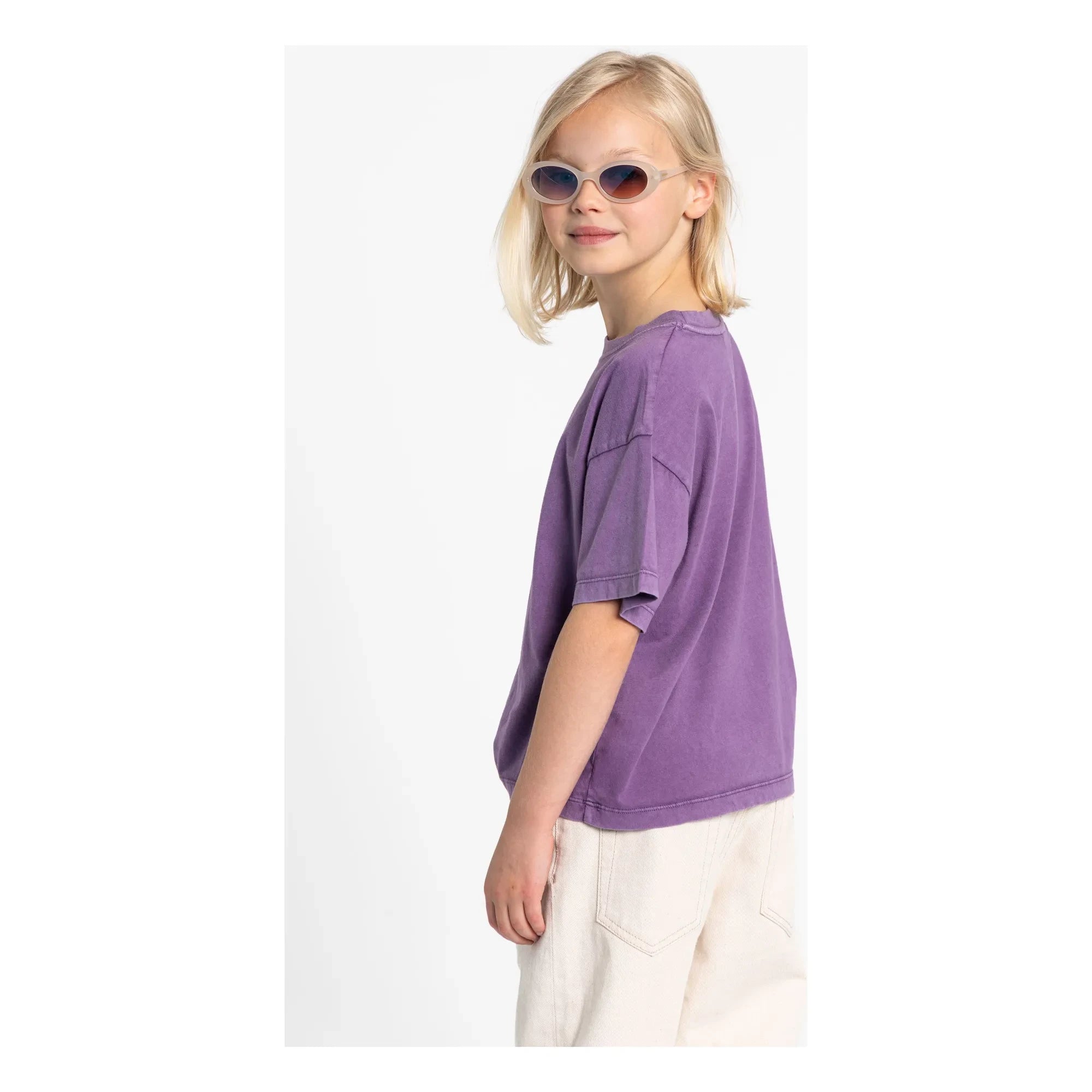Hundred Pieces - Luna organik pamuk T-shirt | Mauve