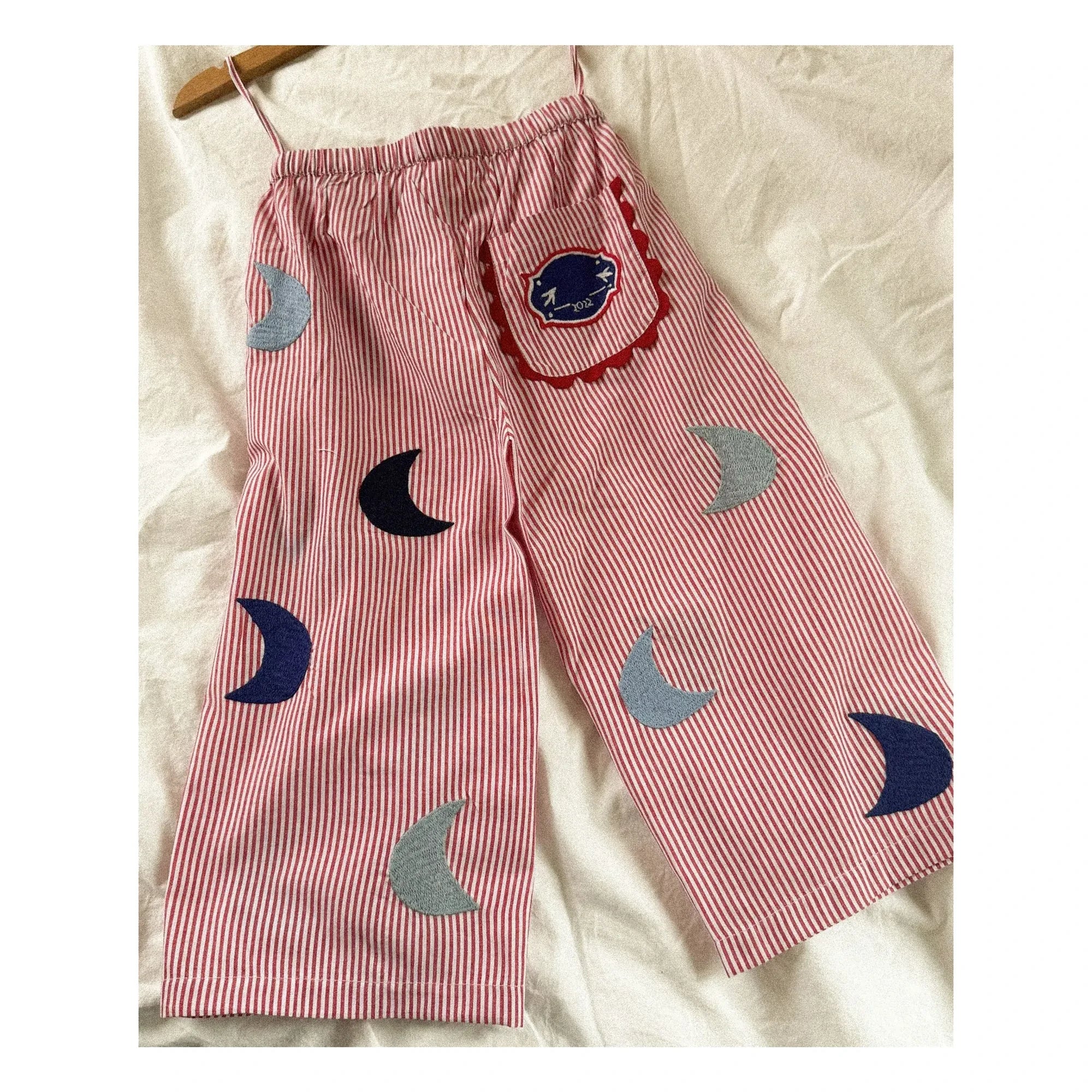 SISSEL EDELBO - Gestreifte Saxo Hose - Kinderkollektion | Rot