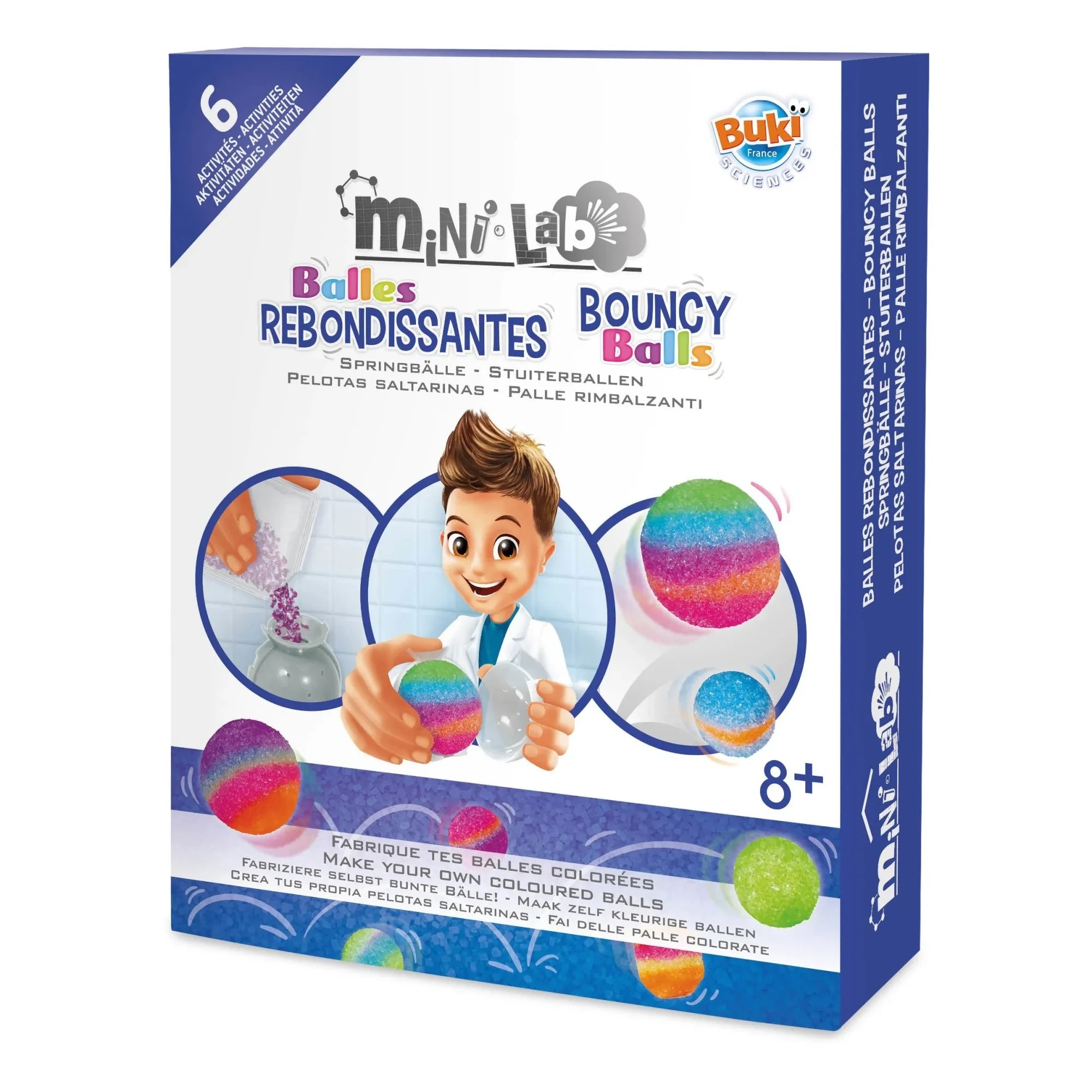 Buki - Mini Labor bouncy balls Set