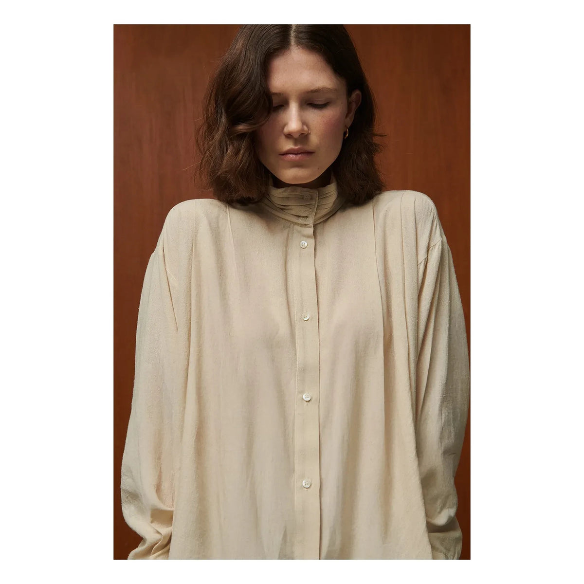 BELLEPIECE - Lee Seidenbluse | Latte
