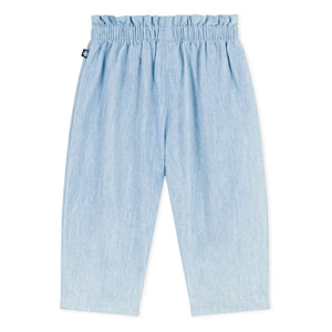 Petit Bateau - Chambray pantolon | Açık Mavi