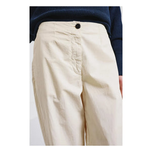 Pomandère – Hose aus Baumwoll-Gabardine | Creme