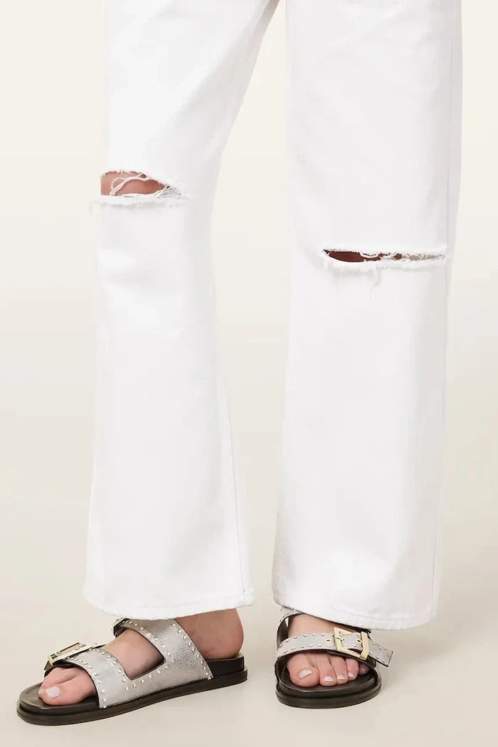 AllSaints Magda Stud Sandale aus Leder