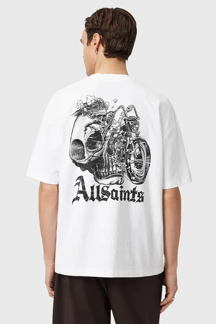 AllSaints PANHEAD Pamuklu Tişört