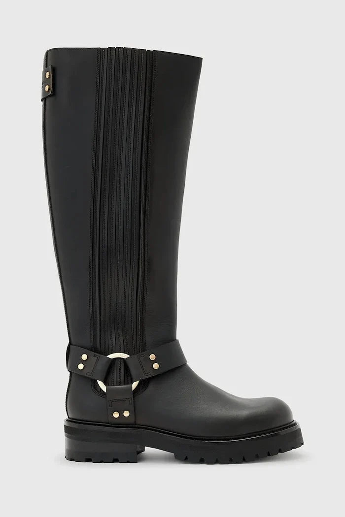 AllSaints Maddie High Boot Deri Çizme