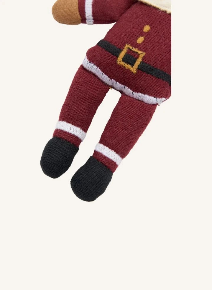 Fabelab - Tragbarer Weihnachtsmann Figur für die Tasche | Rot