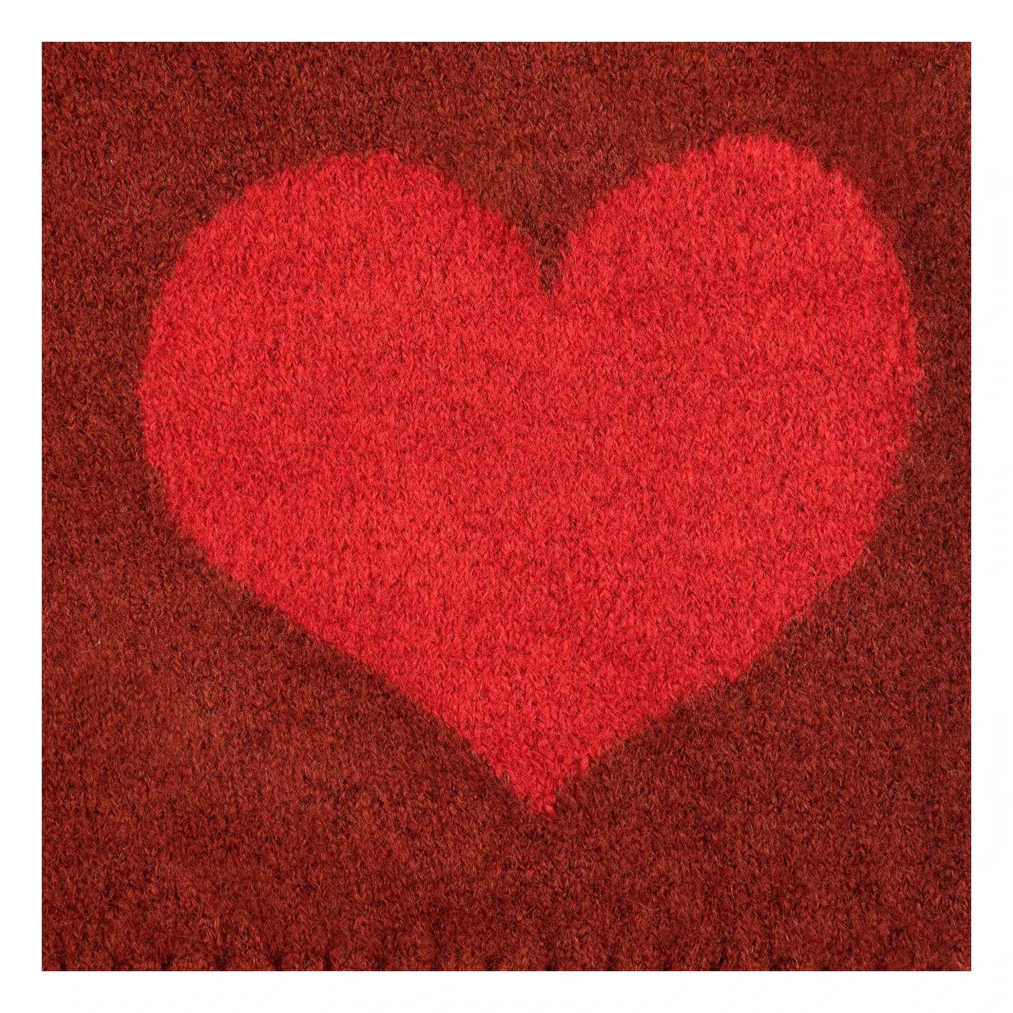 Bobo Choses - Wollpullover mit Herzmuster | Rot
