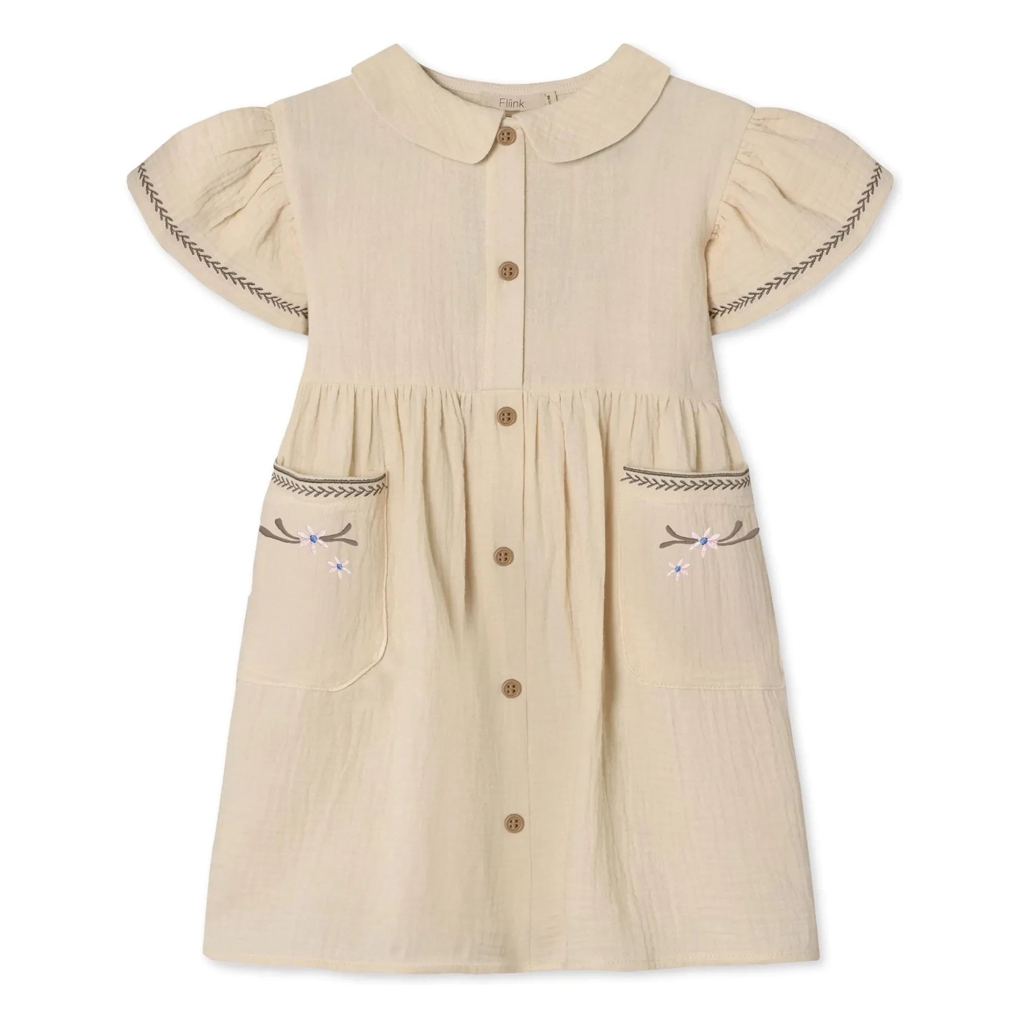 Fliink – Amour Fleurs Kleid | Ecru