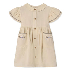 Fliink – Amour Fleurs Kleid | Ecru