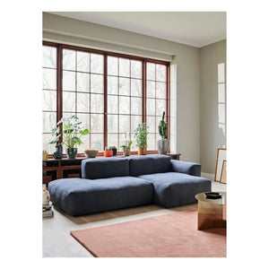Hay - Mag Soft Low Arm Sofa for 2.5 People, Combination 3 | Navy Blue