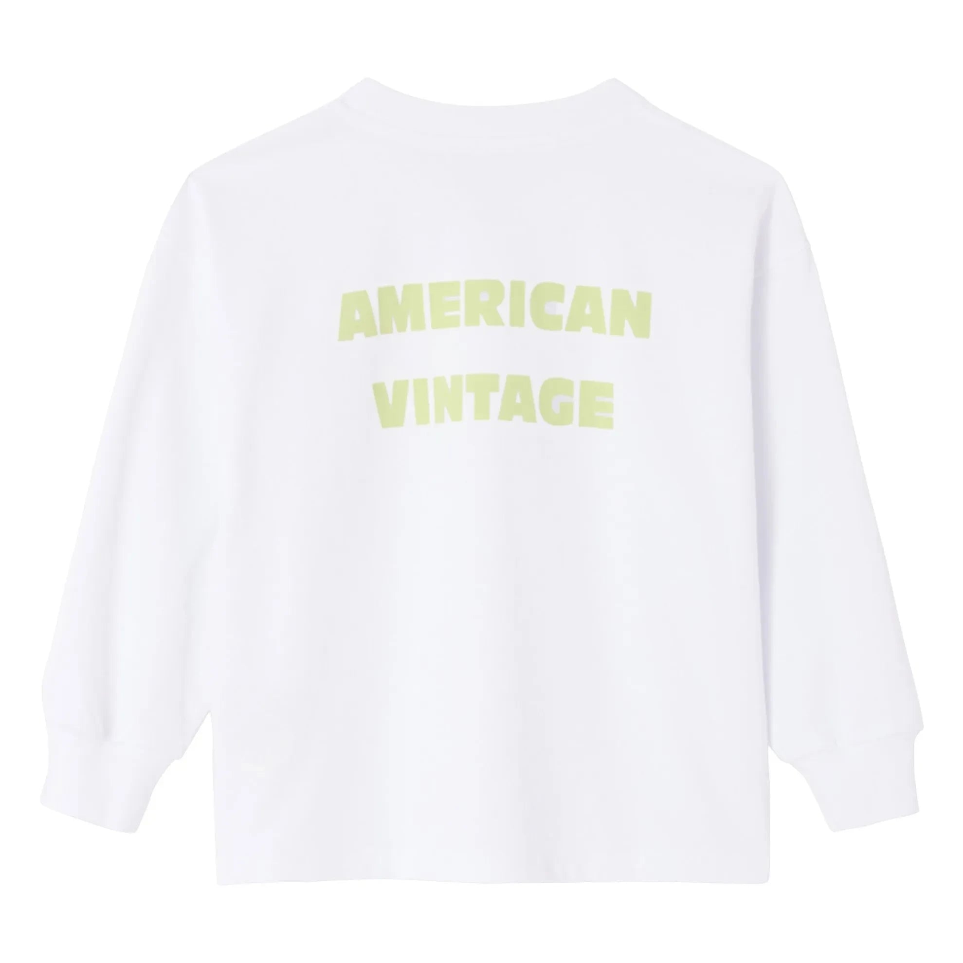 American Vintage - Langärmliges T-Shirt Fizvallay | Weiß