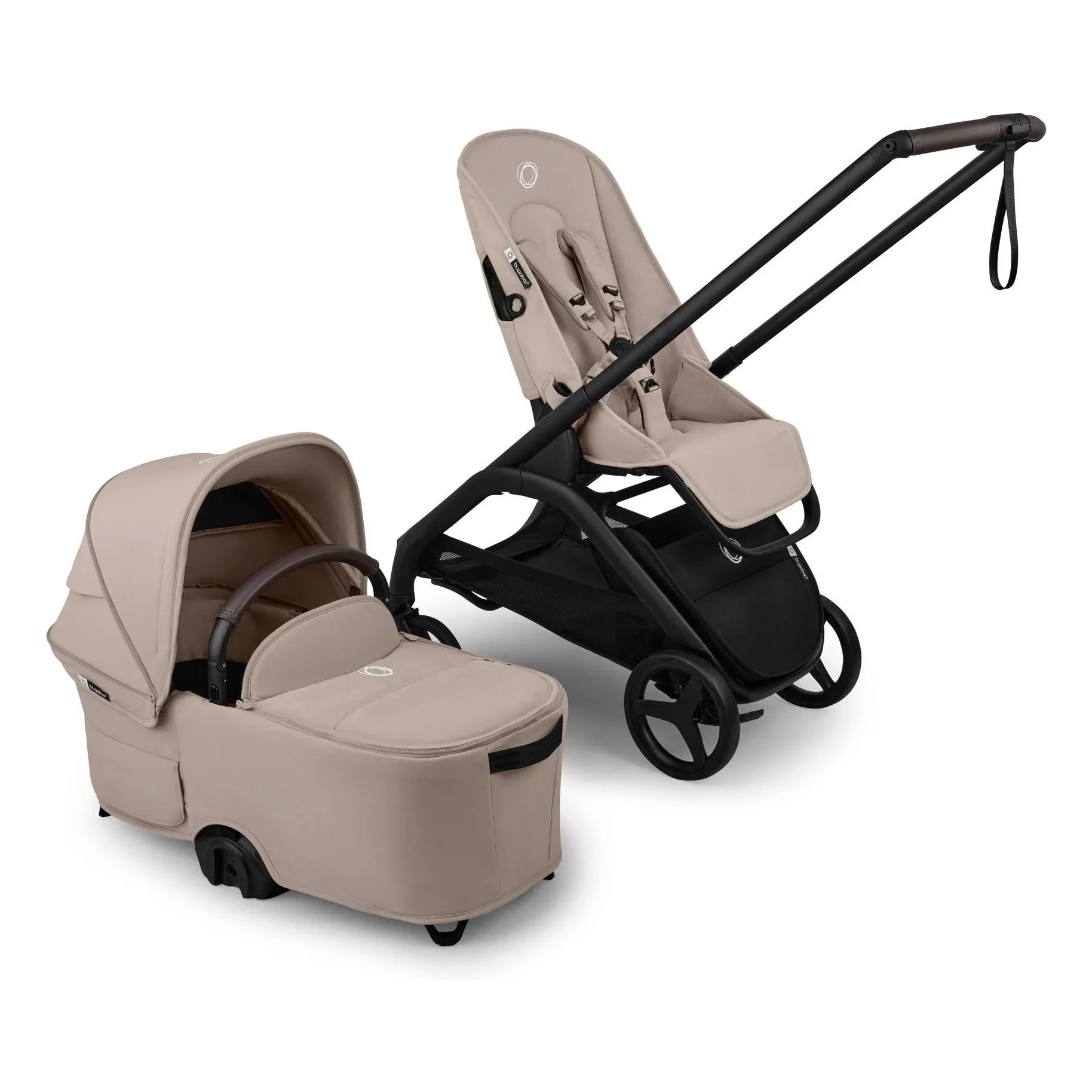 Bugaboo - Bugaboo Dragonfly Plus Tam Şehir Bebek Arabası | Gri kahverengi