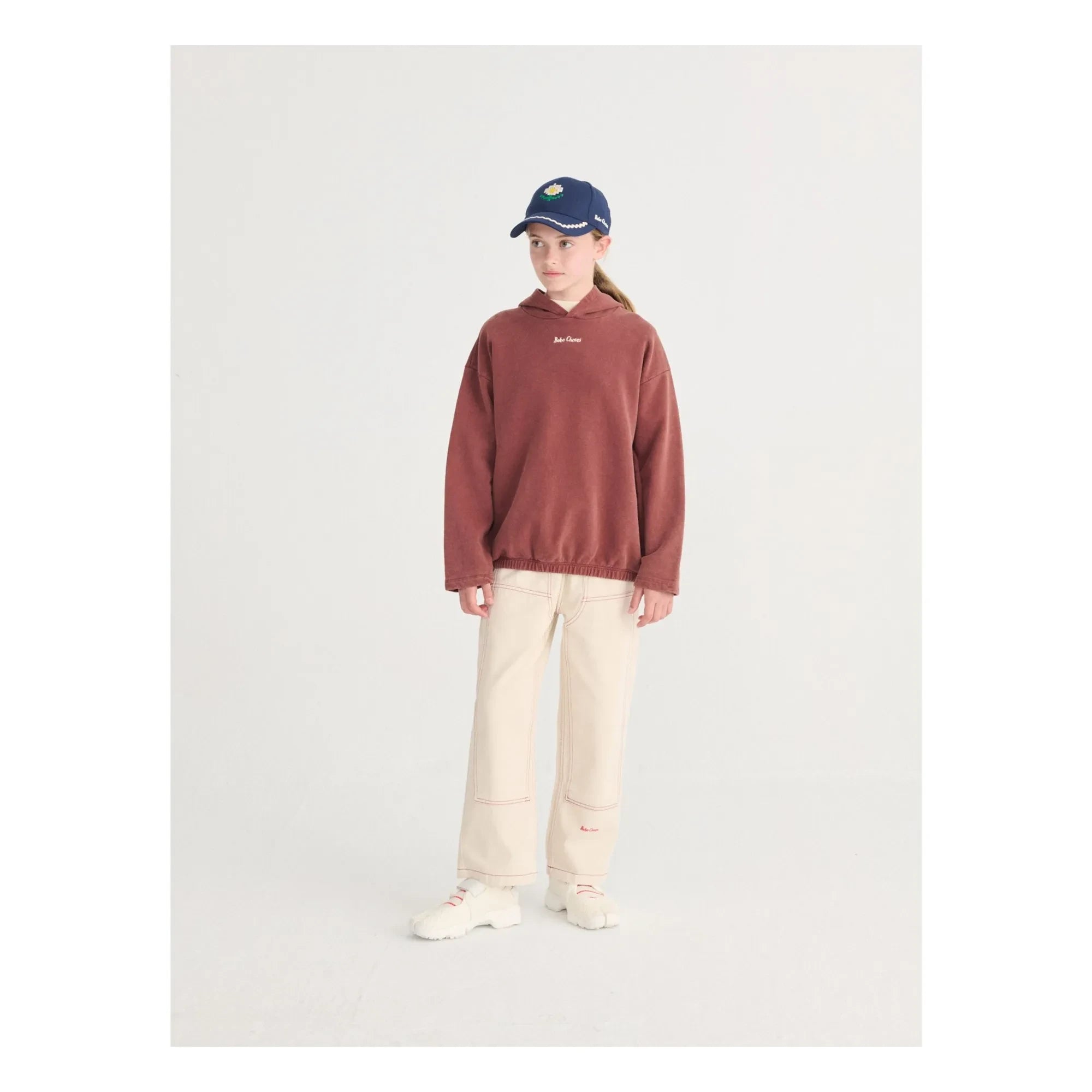 Bobo Choses - Bobo Choses Organik Pamuklu Hoodie | Kahverengi