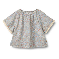 Wheat - Hannah Fleurie Bio-Baumwoll-Bluse | Hellblau