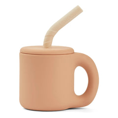 Liewood - Jenna Silikon Pipetli Bardak | Açık Pembe