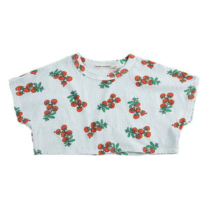 Bobo Choses - Organic Cotton Tomato Crop T-Shirt | Light blue