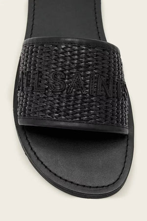 AllSaints kadın deri sandalet Hoxton Slider