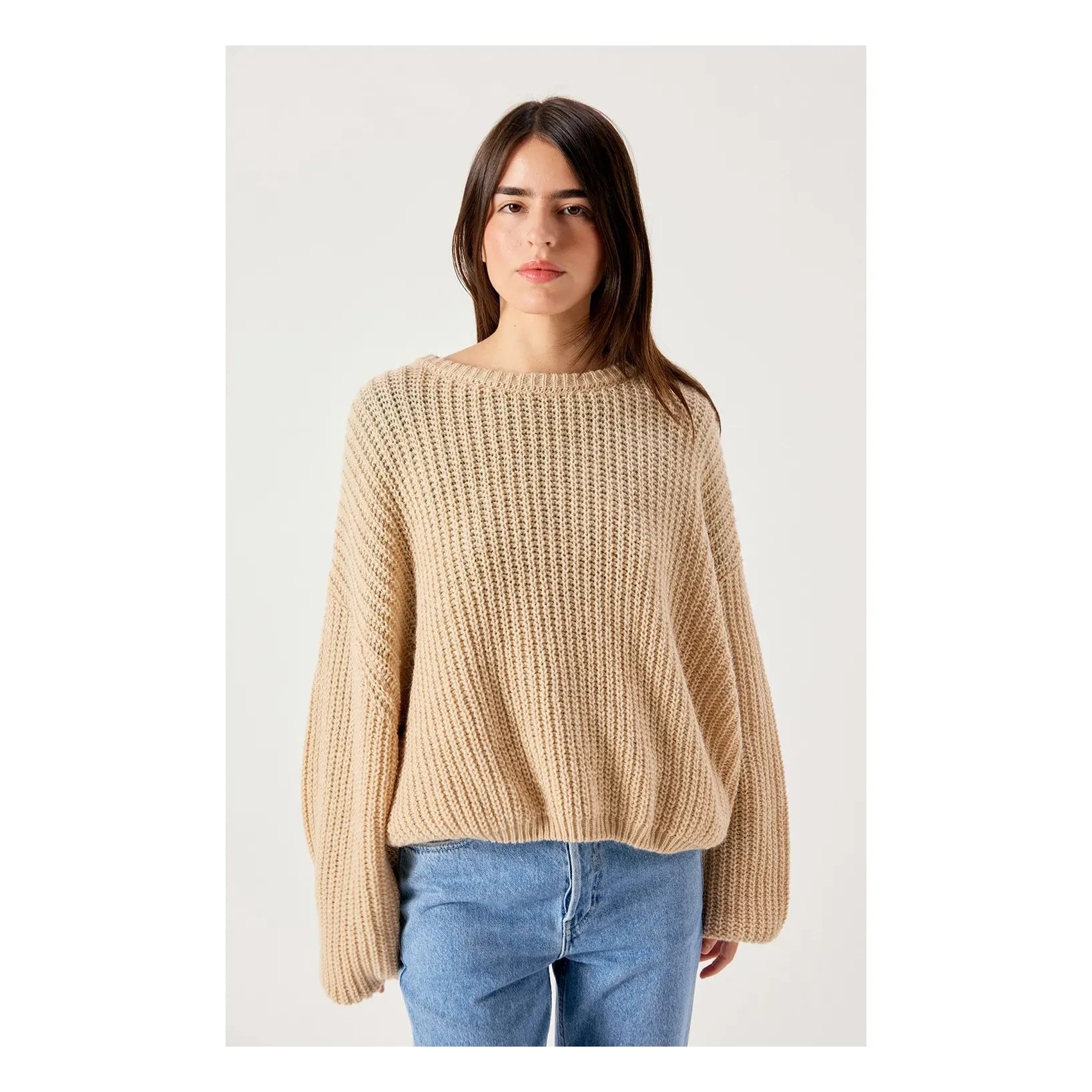 American Vintage - Cyrow Yün Kazak | Bej