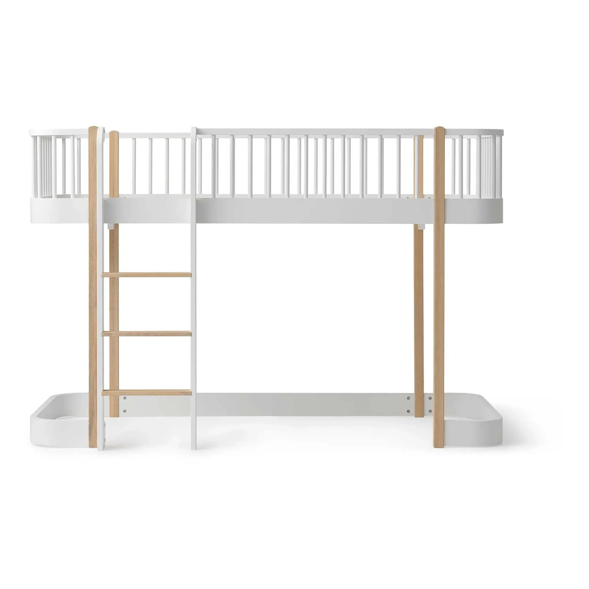 Oliver Furniture - Orijinal Ahşap Junior Yatak Dönüştürme Seti - 138 cm yüksekliğinde yüksek yatak için | Meşe