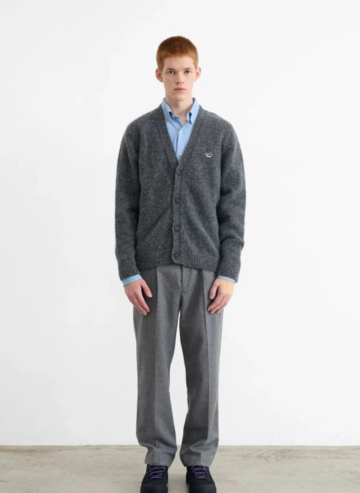 Edmmond Studios - Duck Patch Cardigan | Gray
