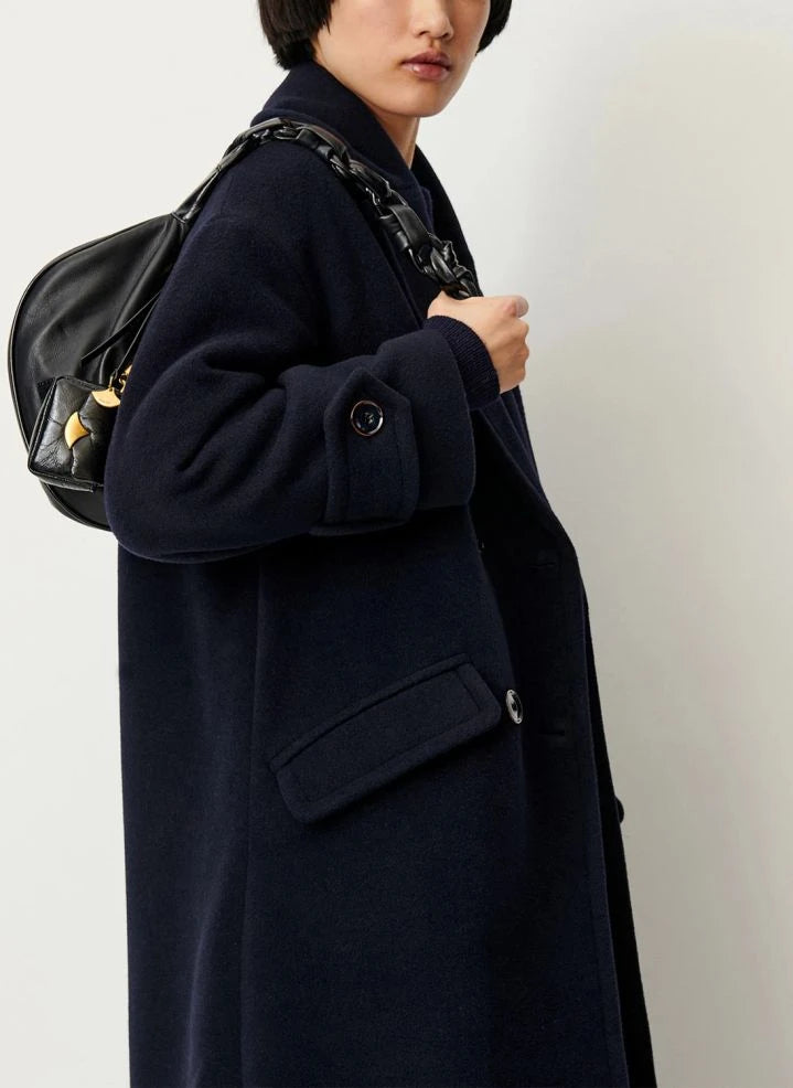 Sessùn - Mia Wool Coat | Navy