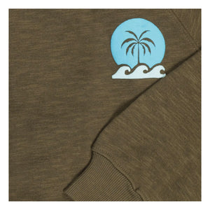 Tumble N'Dry - High Tide organik pamuklu sweatshirt | Haki kahverengi