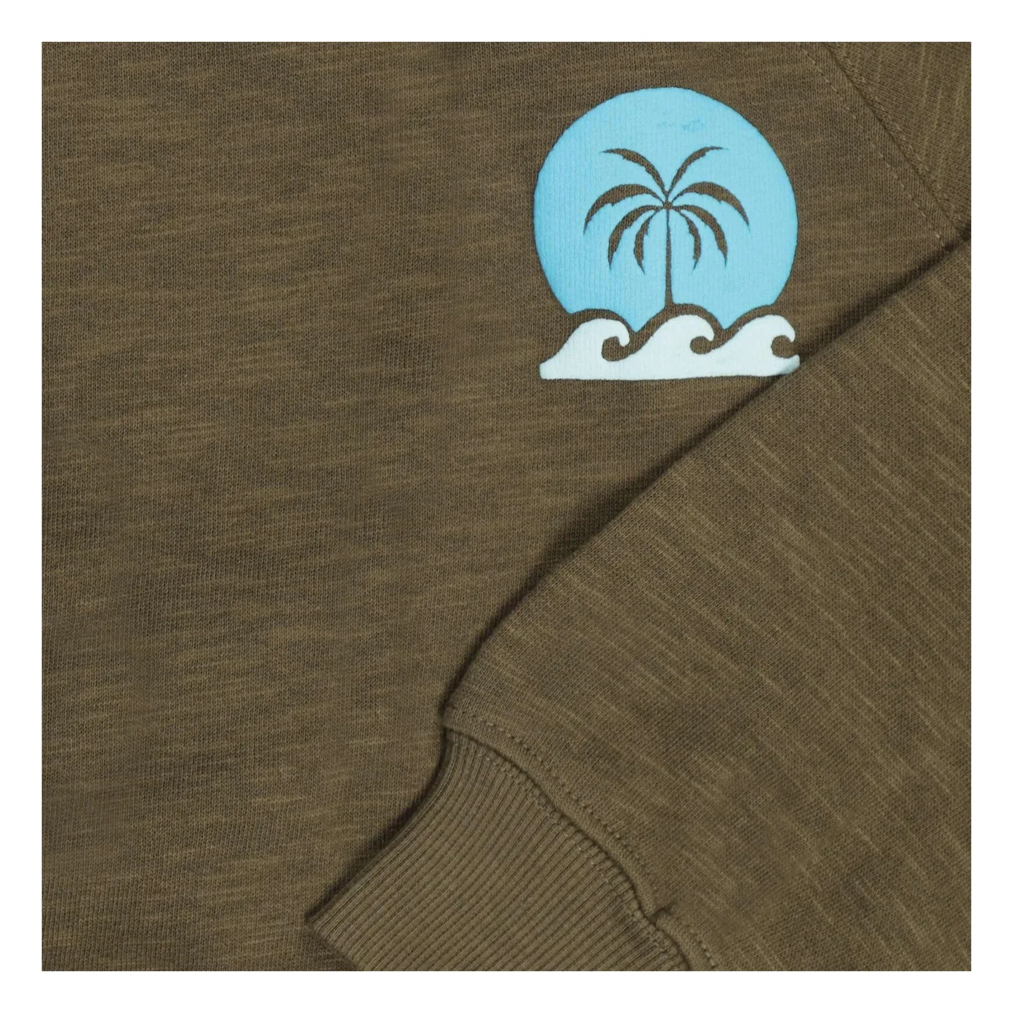 Tumble N'Dry - High Tide organik pamuklu sweatshirt | Haki kahverengi