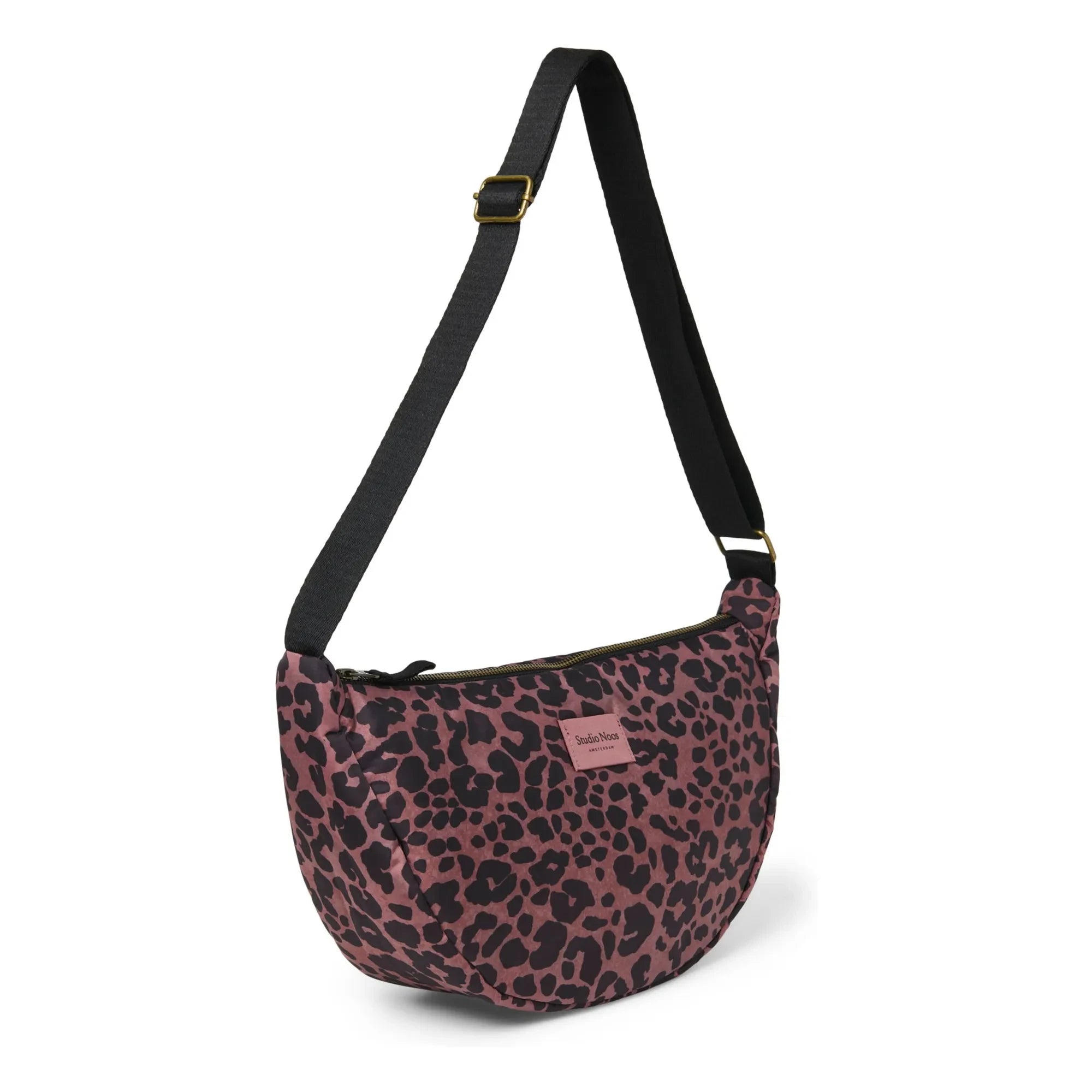 Studio Noos - Gürteltasche mit Leopardenmuster | Rot