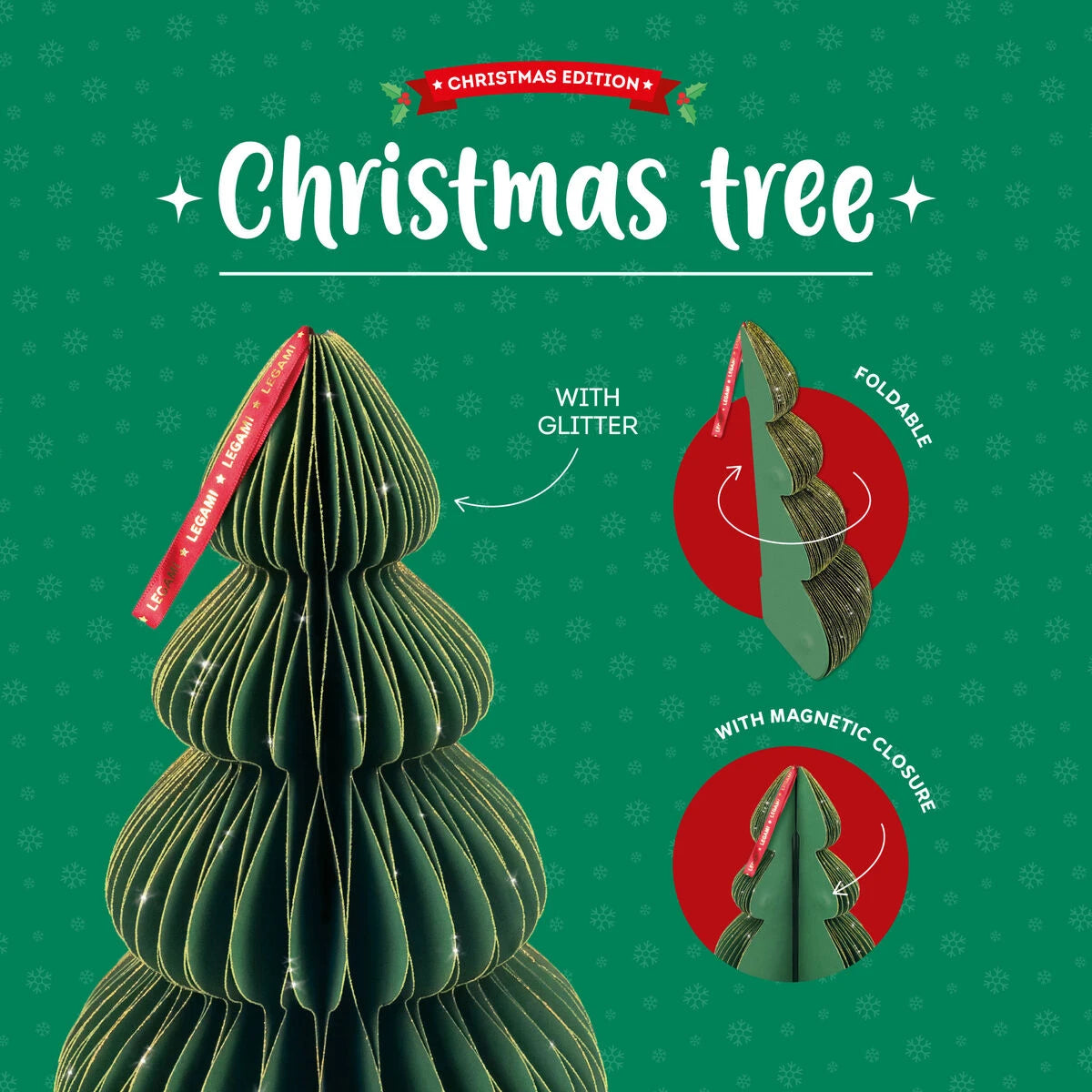Legami - Foldable Paper Christmas Tree