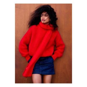 Surprise Paris - Jane Super Kid Mohair kazak | Kırmızı