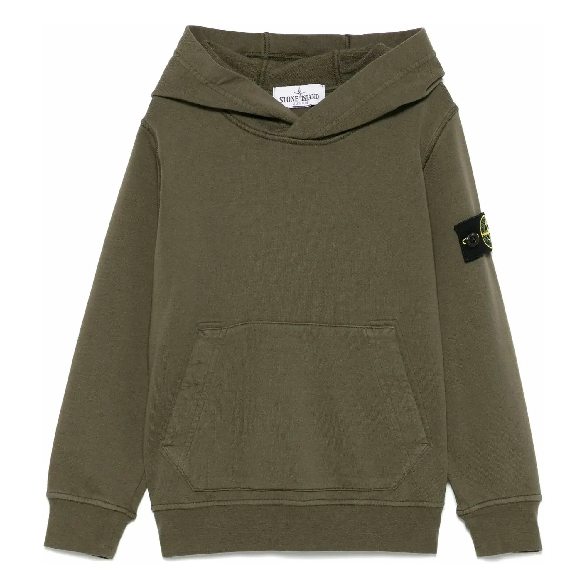 Stone Island – Kapuzenpullover mit Logo | Khaki