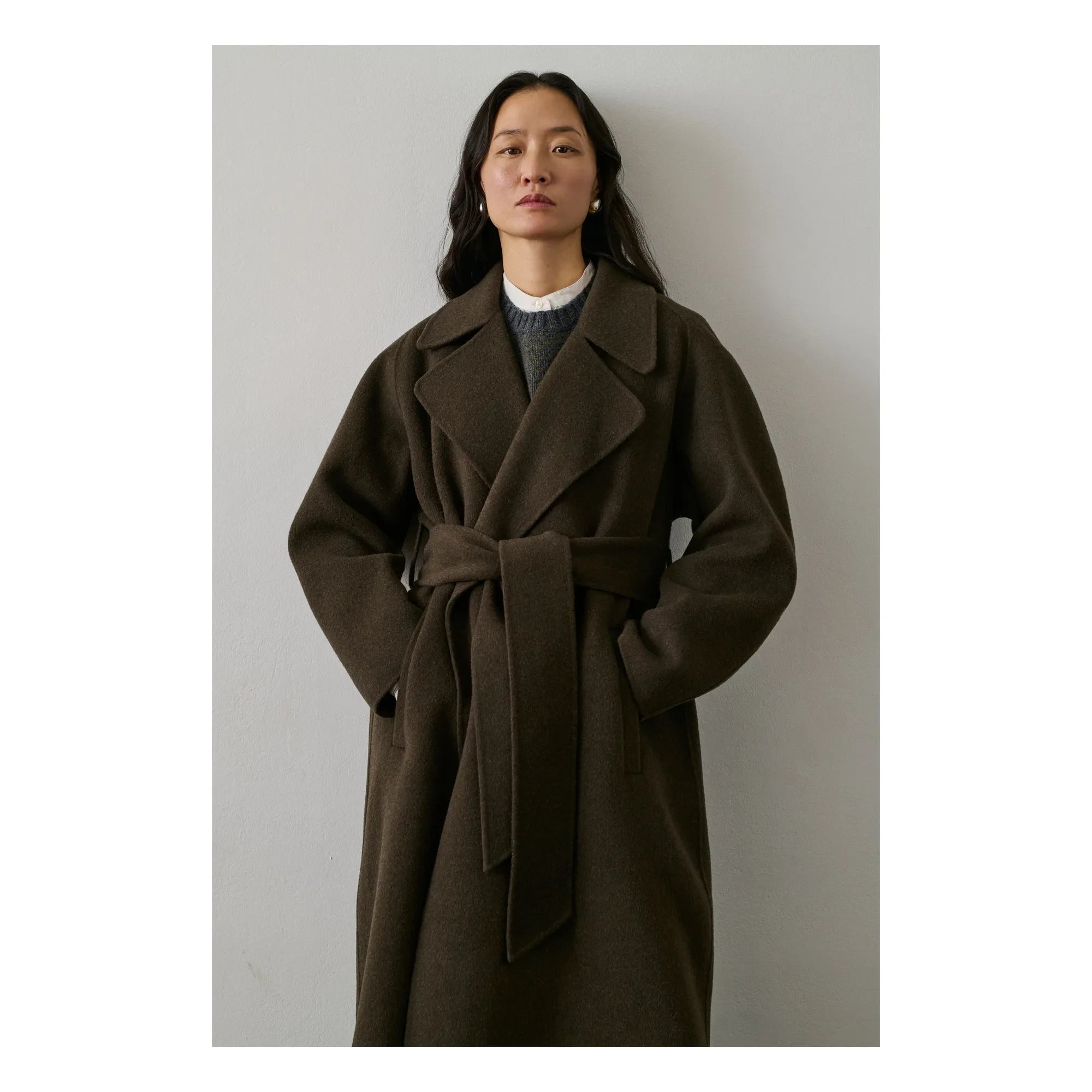 Soeur - Harvard Wool Coat | Khaki Brown