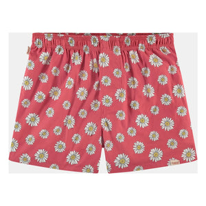 Pockies - Kırmızı Çiçekler boxer şort | Kırmızı