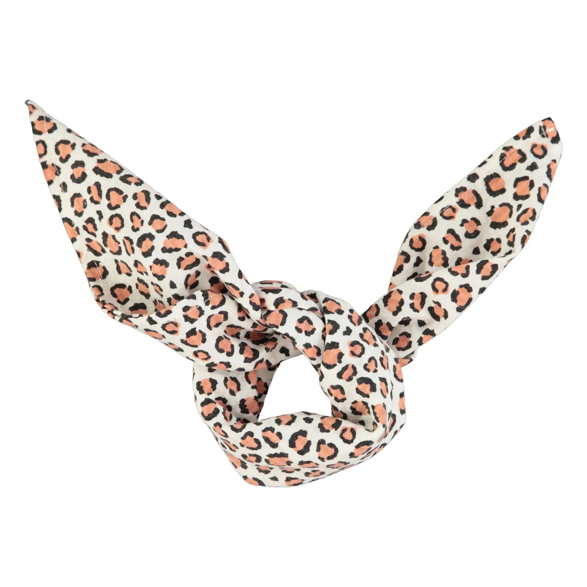 Piupiuchick - Organik Pamuklu Leopar Bandana | Ecru